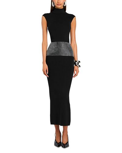 Retrofete Retrofete Embellished Knit Maxi Dress