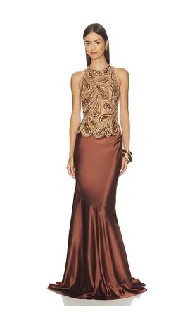 retrofete retrofete Evolet Embroidered Dress