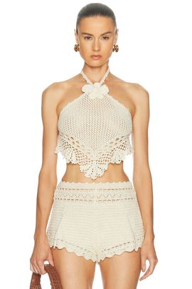retrofete retrofete Isaure Crochet Top