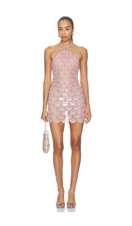 retrofete retrofete Ninette Embroidered Mini Dress