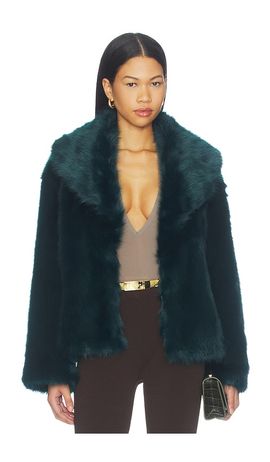 retrofete retrofete Olsen Faux Fur Jacket