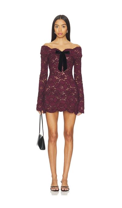 chinese dress ladies Gilana Lace Dress – Retrofete main image 1