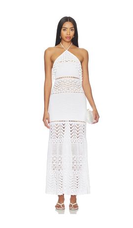 retrofete retrofete Perette Crochet Dress