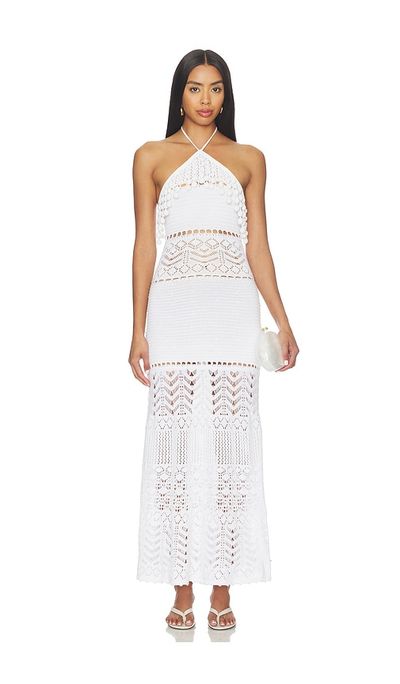 retrofete retrofete Perette Crochet Dress