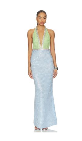 slim fit dress slacks Aura Dress – Retrofete main image 0