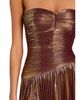 Retrofete Retrofete Saba Strapless Pleated Gown - 6