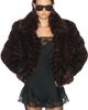 retrofete retrofete Segrid Faux Fur Bomber Jacket - 1