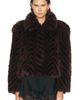 retrofete retrofete Segrid Faux Fur Bomber Jacket - 2