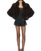 retrofete retrofete Segrid Faux Fur Bomber Jacket - 5