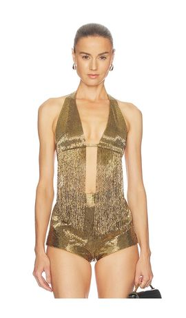 retrofete retrofete Sereya Embellished Top