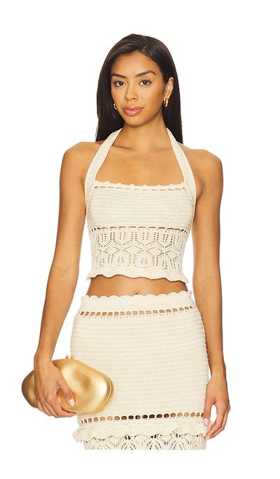 retrofete retrofete Soliana Crochet Top