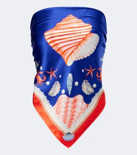 Retrofete RetrofÃªte Alivia silk bandeau top
