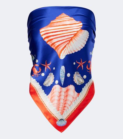 Retrofete RetrofÃªte Alivia silk bandeau top
