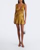 Retrofete Retrofête Bonny lace-trimmed satin minidress - 2