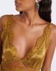 Retrofete Retrofête Bonny lace-trimmed satin minidress - 3