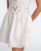Retrofete RetrofÃªte Broderie anglaise cotton-blend minidress - 4