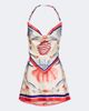 Retrofete Retrofête Creta embellished silk-blend satin minidress - 1