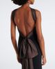 Retrofete Retrofête Daufine scarf-detail open-back gown - 5