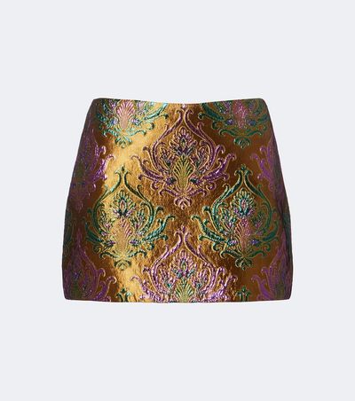 Retrofete Retrofête Delphira brocade miniskirt