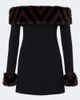 Retrofete Retrofête Elspeth off-shoulder minidress - 1