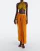 Retrofete Retrofête Fable halterneck chiffon crop top - 2