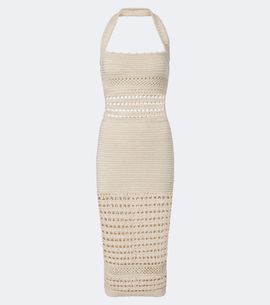 Retrofete RetrofÃªte Jaycee crochet cotton-blend midi dress