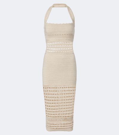 Retrofete RetrofÃªte Jaycee crochet cotton-blend midi dress