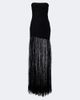 Retrofete Retrofête Jeanette lace strapless gown - 1