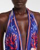 Retrofete RetrofÃªte Ledda printed silk-blend romper - 3