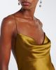 Retrofete Retrofête Lukka draped open-back satin gown - 3