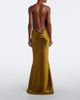 Retrofete Retrofête Lukka draped open-back satin gown - 6