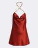 Retrofete Retrofête Marvel beaded satin minidress - 1
