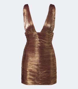 Retrofete Retrofête Mita lamé minidress