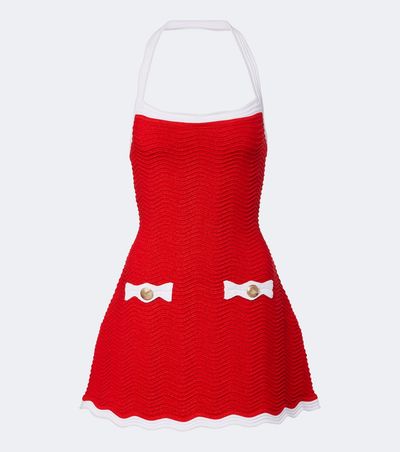 Retrofete RetrofÃªte Ondina ribbed-knit minidress