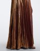 Retrofete Retrofête Sabba plissé lamé gown - 4