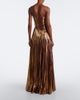 Retrofete Retrofête Sabba plissé lamé gown - 5