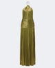 Retrofete Retrofête Thalia plissé halterneck gown - 1