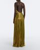 Retrofete Retrofête Thalia plissé halterneck gown - 5