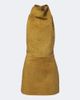 Retrofete Retrofête Zoriel draped open-back suede minidress - 1