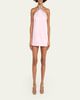 Retrofete Sabry Jeweled Halter Mini Dress - 2