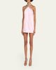 Retrofete Sabry Jeweled Halter Mini Dress - 4