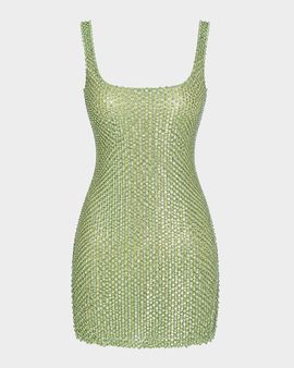 Retrofete Theolonia Embellished Mini Dress