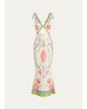 Retrofête Carlotte Seashell-Print Silk Satin Midi Dress - 1