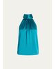Retrofête Martina Satin Halter Top - 1