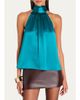 Retrofête Martina Satin Halter Top - 4