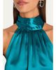 Retrofête Martina Satin Halter Top - 5