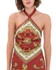 Retrofête Retrofête Adelaide Mini Dress Rust Paisley - 1