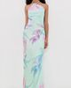 Retrofête Retrofête Anat Floral Maxi Dress Beija Flor Pistachio - 2