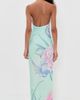 Retrofête Retrofête Anat Floral Maxi Dress Beija Flor Pistachio - 3
