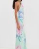 Retrofête Retrofête Anat Floral Maxi Dress Beija Flor Pistachio - 4